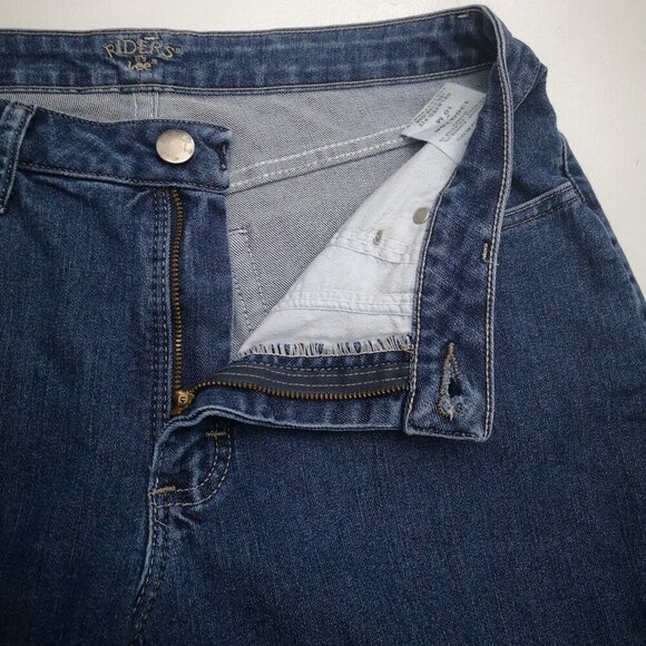 Riders by Lee Ladies Size 10M Relaxed Fit Medium Wash Straight Legs Jeans - Picture 8 of 14